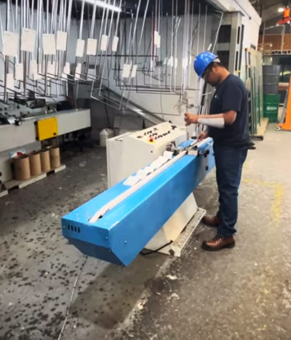 Butilado de marcos de separadores